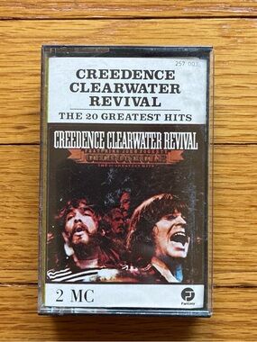 Creedence Clearwater Revival - The 20 Greatest Hits Cassette (Black/White)